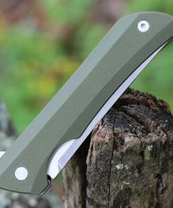 Ruike Hussar P121G, 3.62" 14C28N Plain Blade, Army Green G-10 Handle 6 Ruike Hussar P121G, 3.62" 14C28N Plain Blade, Army Green G-10 Handle -Knifeworks Sales Store RKEP121G.3 81350.1639512180