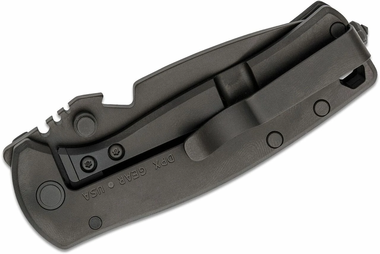 DPx HEST/F Urban Marbled Carbon Fiber Framelock, 2.9" CPM S35VN Matte Black Plain Blade, Marbled Carbon Fiber Titanium Handle 3 DPx HEST/F Urban Marbled Carbon Fiber Framelock, 2.9" CPM S35VN Matte Black Plain Blade, Marbled Carbon Fiber Titanium Handle - Image 3