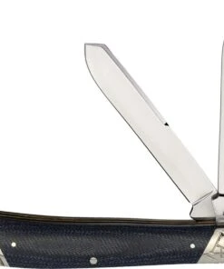 Rough Ryder Trapper - Denim Micarta (3" SS) RR2182