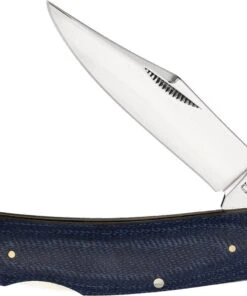 Rough Ryder Sowbelly Lockback - Denim Micarta (3" SS) RR2183