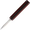 Rough Ryder Zipper OTF - Red / Black G-10 (1.8" SS Satin) RR2242