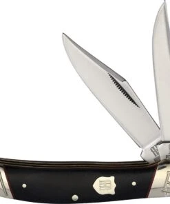 Rough Ryder Copperhead Highland - Blk Micarta w/ Red (2.8" 440 Satin) RR2385