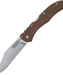 Cold Steel Range Boss CS-20KR9, 4" 4034SS Steel Plain Blade, Flat Dark Earth GRN Handle