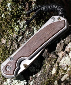 Chris Reeve Small Sebenza 31 Bog Oak Inlay, 2.99" CPM S45VN Stonewashed Drop Point Polished Blade, Matt-Blasted Handle (S31-1100) -Knifeworks Sales Store S31 1100.3 25795.1624993549