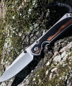Chris Reeve Small Sebenza 31 - Matt-Blasted Ti w/ Macassar Ebony (3 " CPM S45VN SW ) S31-1116