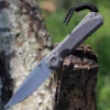 Chris Reeve Knives Small Sebenza 31, 2.99" S45VN Drop Point, Black Canvas Micarta Inlays (S31-1200)