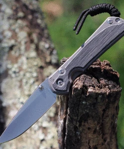 Chris Reeve Knives Small Sebenza 31, 2.99" S45VN Drop Point, Black Canvas Micarta Inlays (S31-1200)