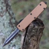 Templar Knife Co. Templar Premium Lightweight Small OTF -Alum. Bronze (3" D2 Blk Dagger) SA-AB-12-1