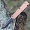 Templar Knife Co. Templar Premium Lightweight Small OTF -Alum. Bronze (3" D2 Blk Tanto) SA-AB-22-1