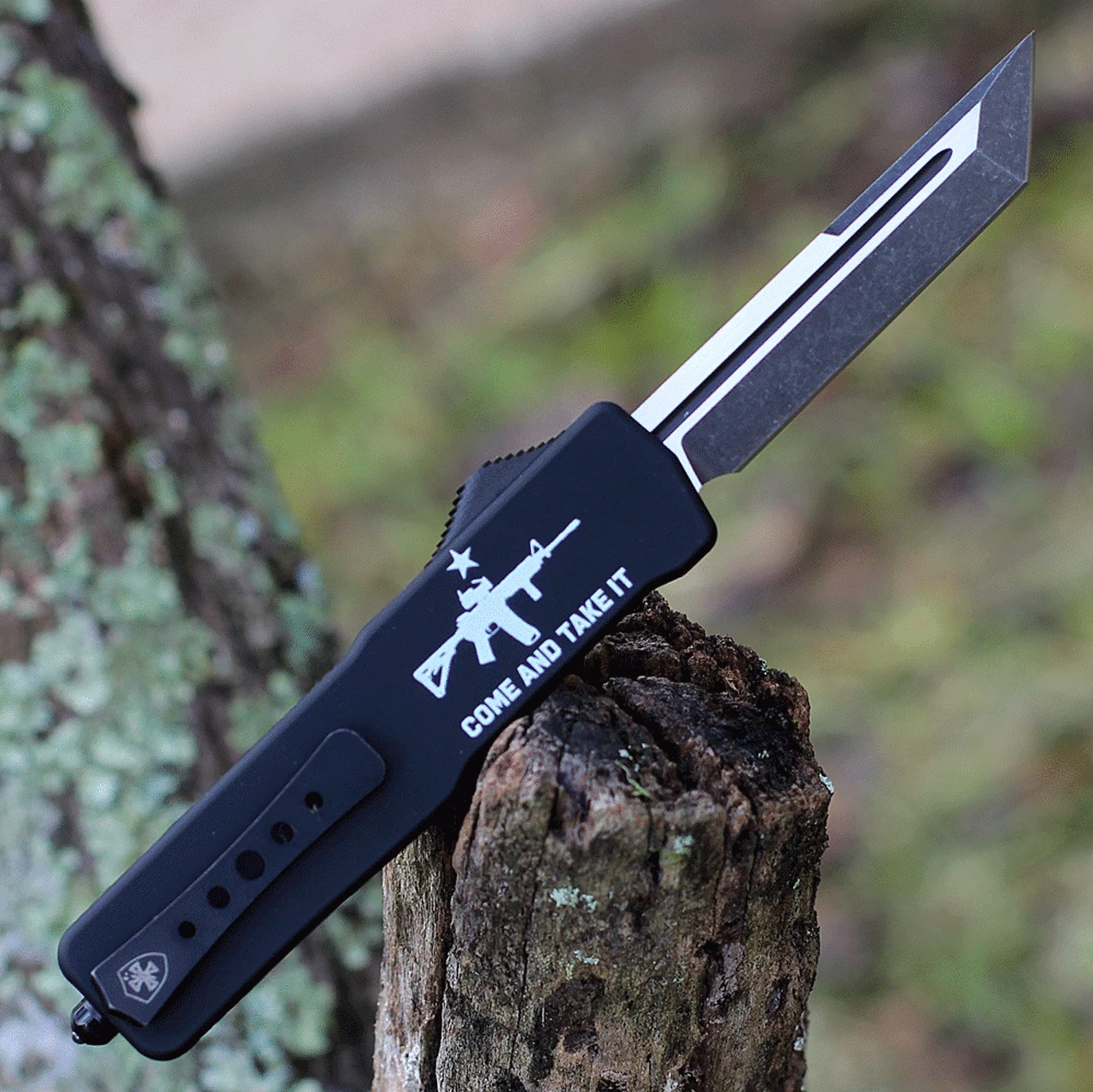 Templar Knife Co. Templar Premium Lightweight Small OTF -Alum. Blk CATI (3" D2 Blk Tanto) SA-AR15-22-1 2 Templar Knife Co. Templar Premium Lightweight Small OTF -Alum. Blk CATI (3" D2 Blk Tanto) SA-AR15-22-1 - Image 2