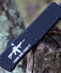 Templar Knife Co. Templar Premium Lightweight Small OTF -Alum. Blk CATI (3" D2 Blk Dagger) SA-AR15-12-1 -Knifeworks Sales Store SAART15.1 59959.1634832859