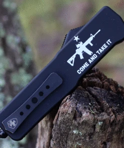 Templar Knife Co. Templar Premium Lightweight Small OTF -Alum. Blk CATI (3" D2 Blk Drop Point) SA-AR15-32-1 -Knifeworks Sales Store SAART15 11488.1634832894