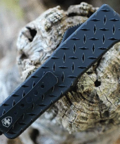 Templar Knife Co. Templar Premium Lightweight Small OTF- Blk Diamond (3" D2 Blk Tanto) SA-DPG-22-1 -Knifeworks Sales Store SADPG 17575.1634584184