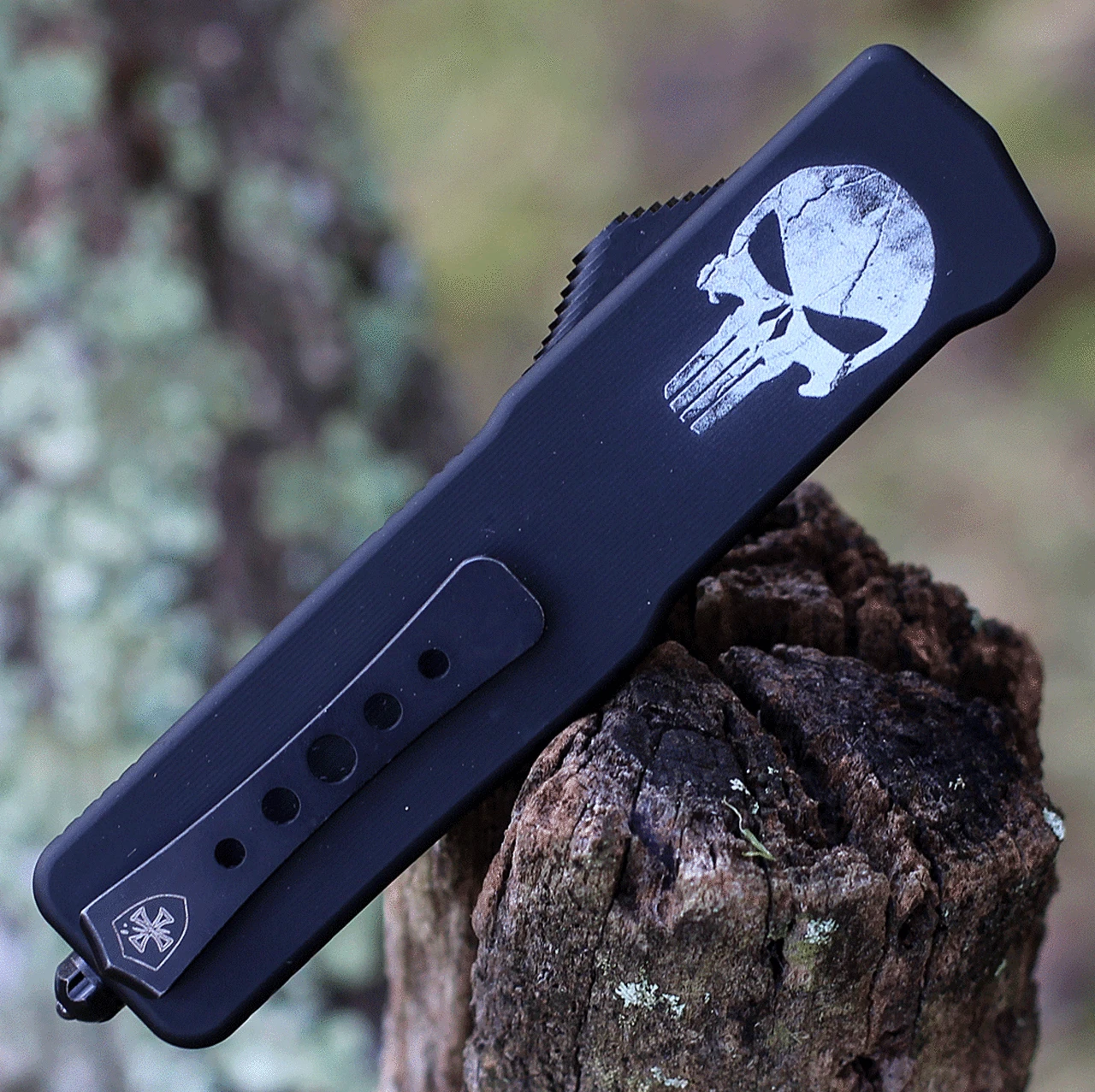 Templar Knife Co. Templar Premium Lightweight Small OTF -Alum. Fallen (3" D2 Blk Tanto) SA-FL-22-1 4 Templar Knife Co. Templar Premium Lightweight Small OTF -Alum. Fallen (3" D2 Blk Tanto) SA-FL-22-1 - Image 4