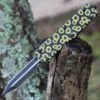Templar Knife Co. Templar Premium Lightweight Small OTF -Alum. Sunflower (3" D2 Blk Dagger) SA-SUN-12-1