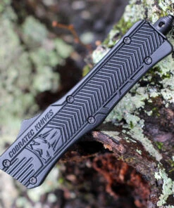 CobraTec Knives SBCTK-1SDAGNS Small CTK-1 Black, 2.75" D2 Steel Dagger Blade, Black Aluminum Handle -Knifeworks Sales Store SBCTK.1 20271.1611336616