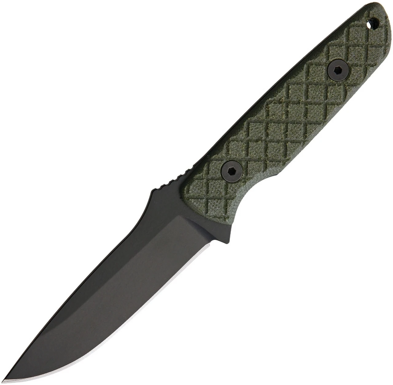 Spartan Blades Alala Fixed Blade 4BKGR, 3.7" 1095 Cro-Van Black Plain Blade, Green Micarta Handle 1 Spartan Blades Alala Fixed Blade 4BKGR, 3.7" 1095 Cro-Van Black Plain Blade, Green Micarta Handle