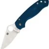 Spyderco Knives Spyderco Para 3 Lightweight C223PCBL, 2.92" CPM SPY27 Satin Plain Blade, Blue FRN Handle