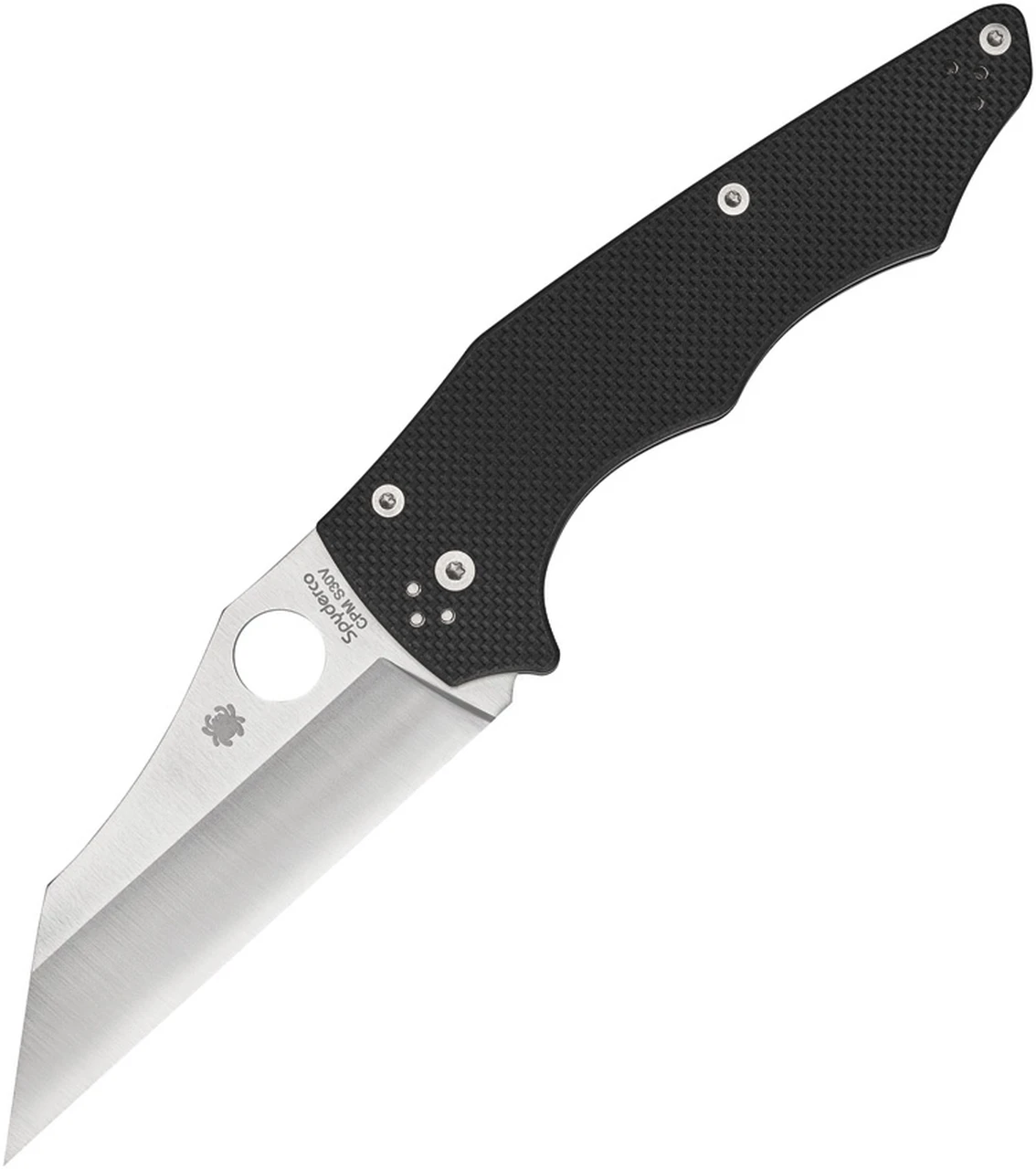 Spyderco Knives Spyderco YoJumbo - Blk G10 (4" CPM S30V Satin Wharncliffe) C253GP 1 Spyderco Knives Spyderco YoJumbo - Blk G10 (4" CPM S30V Satin Wharncliffe) C253GP