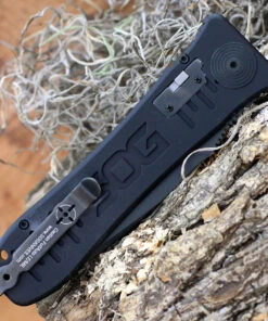 SOG Spec Elite II Auto SE-62, 4.0" Drop Point Black Blade, Black Aluminum Handle -Knifeworks Sales Store SE 62.2 04159.1616525799