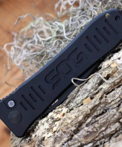 SOG Spec Elite II Auto SE-62, 4.0" Drop Point Black Blade, Black Aluminum Handle -Knifeworks Sales Store SE 62.3 38761.1616525798