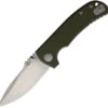 Spartan Blades Astor Folding Knife SFBL8GR, 3.6" CTS-XHP Stonewashed Plain Blade, Green G-10 Handle