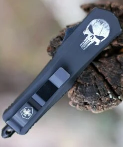 Templar Knife Co. Templar Knife Small OTF Fallen S-FL-33-2, 2.75" 440C Satin Drop Point Blade, Aluminum Zinc Handle -Knifeworks Sales Store SFL HANDLE 19491.1604334954.1280.1280 24294.1604335158