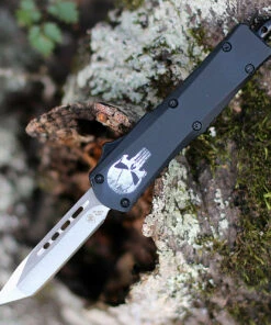 Templar Knife Co. Templar Knife Small OTF Fallen S-FL-23-2, 2.75" 440C Satin Tanto Blade, Aluminum Zinc Handle