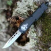 Templar Knife Co. Templar Knife Small OTF Fallen S-FL-33-2, 2.75" 440C Satin Drop Point Blade, Aluminum Zinc Handle