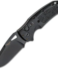 Hogue Nitron Auto SIG36330, 3.5" S30V Black Plain Blade, Black Polymer Handles