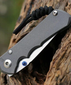 Chris Reeve Small Inkosi, 2.75" CPM S45VN Stonewashed Drop Point Blade (SIN-1000) -Knifeworks Sales Store SIN 1000.2 57518.1645637207