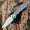 Chris Reeve Small Inkosi, 2.75" CPM S45VN Stonewashed Drop Point Blade (SIN-1000)