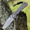 Chris Reeve Knives Small Inkosi Tanto ( 2.8" CPM S35VN Stonewashed) SIN-1042-S35VN