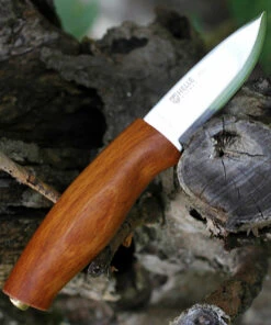 Helle 83 Skog, 3" Helle Triple Laminated Steel Plain Blade, Beechwood Handle