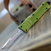 CobraTec Knives SODCTK-1SDS Small CTK-1, 2.75" D2 Steel Drop Serrated Blade, OD Green Handle