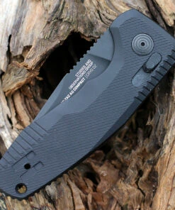 SOG-TAC AU Auto Textured Aluminum (2.94" Cryo D2 Tanto) 15-38-09-57 -Knifeworks Sales Store SOG TAG AU CLOSE.1 63685.1645723677