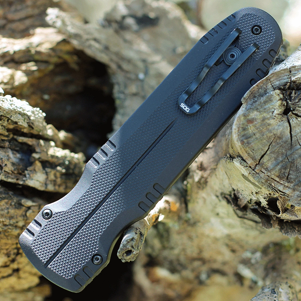 SOG Pentagon OTF Automatic Knife Black (3.8" S35VN BlK) 15-61-01-57 3 SOG Pentagon OTF Automatic Knife Black (3.8" S35VN BlK) 15-61-01-57 - Image 3