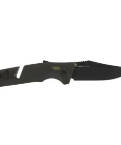 SOG 11120357 Trident MK3 AT-XR 3.75" D2 Black Plain Edge, Olive Drab GRN Handles -Knifeworks Sales Store SOG11120357.3 92586.1589490539