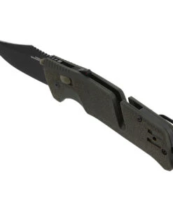 SOG 11120357 Trident MK3 AT-XR 3.75" D2 Black Plain Edge, Olive Drab GRN Handles -Knifeworks Sales Store SOG11120357.5 21336.1589491151