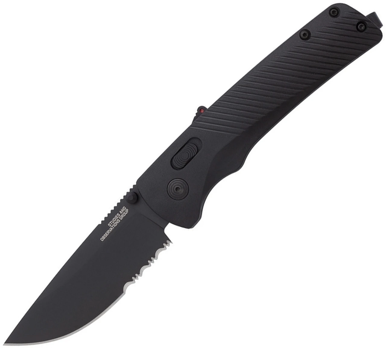 SOG Flash 11180257 MK3 AT-XR 3.45" Partially Serrated Edge, Blackout GRN Handles 1 SOG Flash 11180257 MK3 AT-XR 3.45" Partially Serrated Edge, Blackout GRN Handles