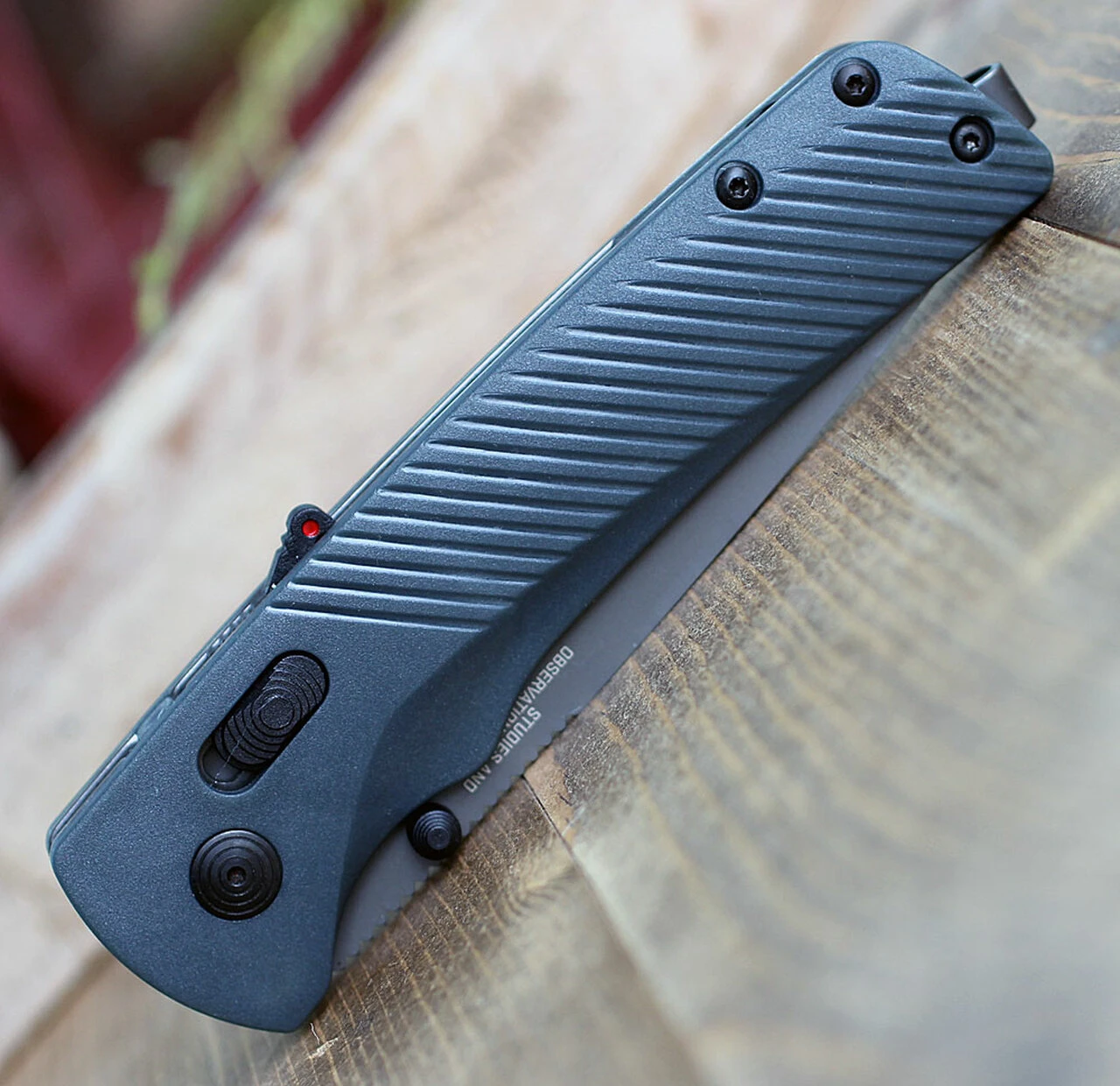 SOG 11108657 Flash MK3 AT-XR 3.45" D2 Partially Serrated Edge, Urban Grey GRN Handles 3 SOG 11108657 Flash MK3 AT-XR 3.45" D2 Partially Serrated Edge, Urban Grey GRN Handles - Image 3