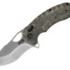 SOG Kiku XR Folding Knife 3.03" CTS XHP Satin Blade, Natural Linen Micarta Handles