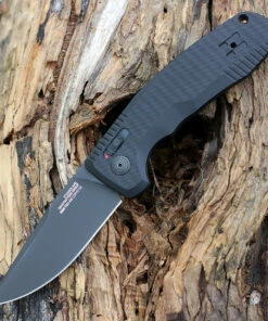 SOG-TAC AU Auto Textured Aluminum (3.43" Cryo D2 Straightback) 15-38-01-57