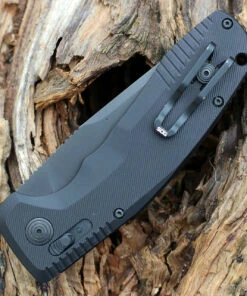 SOG-TAC AU Auto Textured Aluminum (3.43" Cryo D2 Straightback) 15-38-01-57 -Knifeworks Sales Store SOG15 38 01 57.3 60066.1645715960