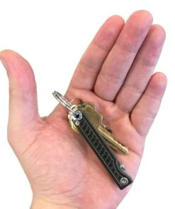 StatGear Pocket Samurai Folding Knife STAT105, 2.1" 44OC Satin Plain Blade, Purple Aluminum Handle -Knifeworks Sales Store STAT101 97324.1619812485