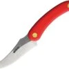 Svord Knives Svord Amerikiwi Skinner - Red (3.5" 15N20 Satin) AMKIR