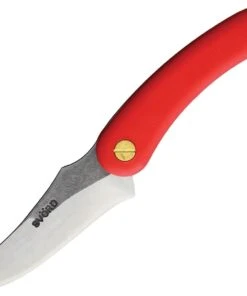 Svord Knives Svord Amerikiwi Skinner - Red (3.5" 15N20 Satin) AMKIR