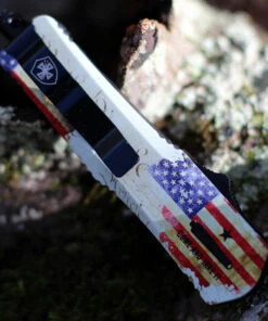 Templar Knife Co. Templar Knife Small OTF We The People S-WTP-13-2, 2.75" 440C Satin Dagger Blade, Aluminum Zinc Handle -Knifeworks Sales Store SWTP 31052.1604338784