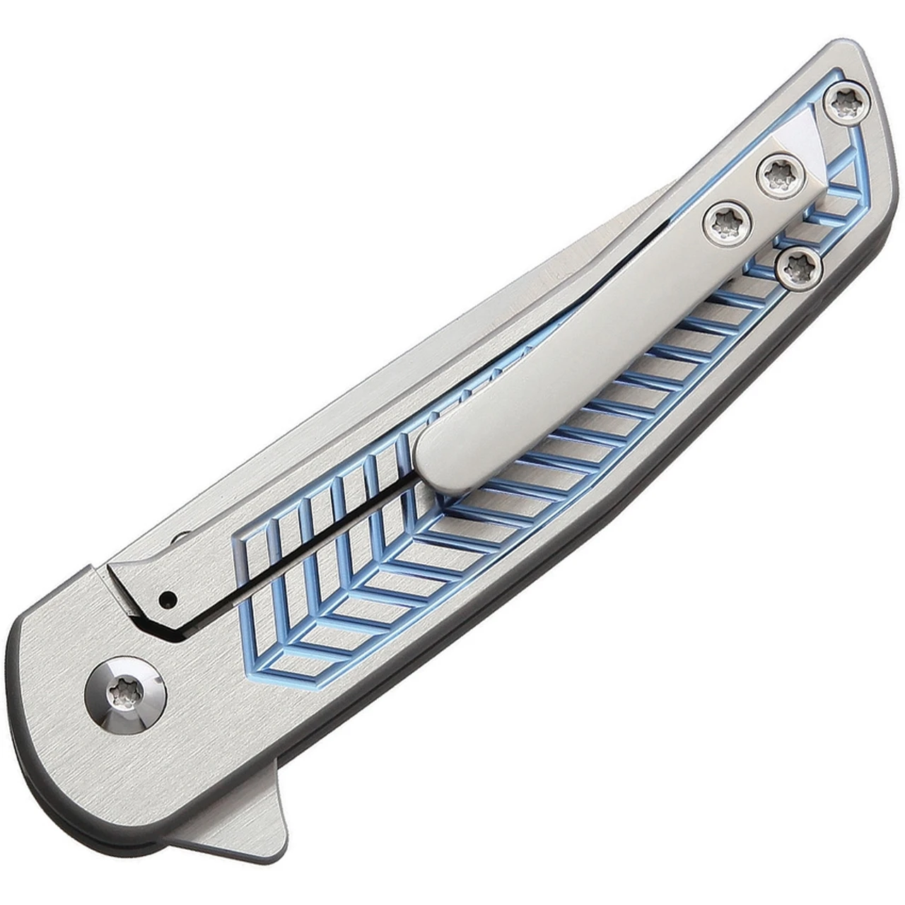 Alliance Designs ALS1B Scout Framelock Blue, 2.4" RWL34 Plain Blade, Anodized Handle 2 Alliance Designs ALS1B Scout Framelock Blue, 2.4" RWL34 Plain Blade, Anodized Handle - Image 2