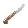 QSP Knife Neckmuk Neck Knife QS125-B, 2.875" D2 Plain Blade, Brown G-10 Handle